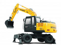 Колесный экскаватор Hyundai R140W-7